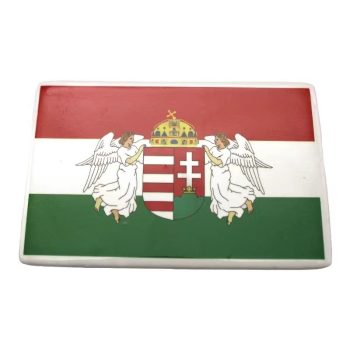 Hűtőmágnes lap, 8,5 x 6 cm, Magyar Zászló