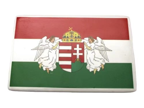Hűtőmágnes lap, 8,5 x 6 cm, Magyar Zászló