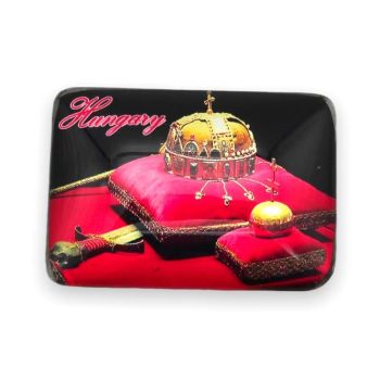 Mágnes üveg négyzet, Szent Korona