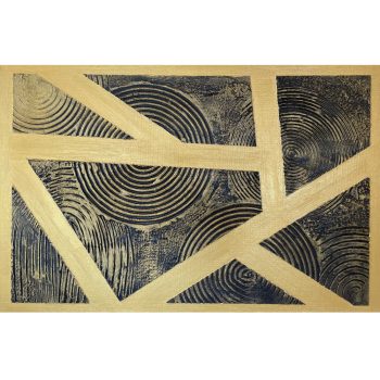 Arany - fekete kép, 40 cm x 60 cm