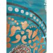 Fehér mandalák kép, 30 cm x 29,5 cm