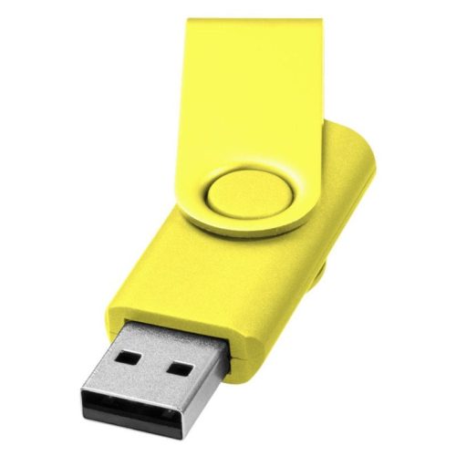 Pendrive 16 GB, egyedi fotóval, felirattal vagy logóval, citromsárga