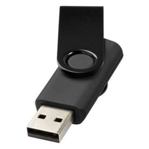 Pendrive 16 GB, egyedi fotóval, felirattal vagy logóval, fekete