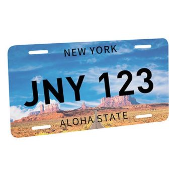   Amerikai Rendszámtábla, hobby célra, egyedi fotóval, felirattal vagy logóval, 