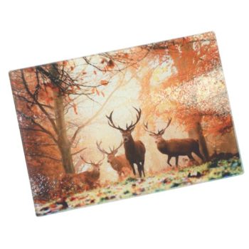   Vágódeszka, üveg, struktúrált felületű, egyedi fotóval vagy logóval, A4-es fényes