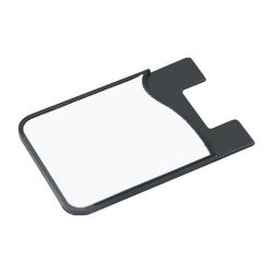   Bankkártya tartó, egyedi fotóval vagy logóval, fekete szilikon hátlap