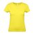 Póló, női, L méret, citromsárga, 1 oldalon képpel, másik oldalon felirattal