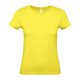 Póló, női, XL méret, citromsárga, 2 oldalon felirattal