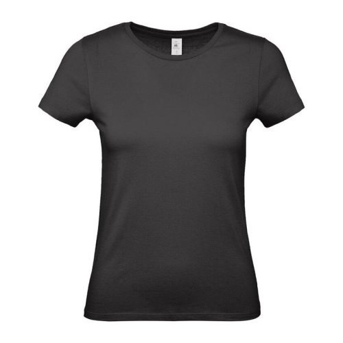 Póló, női, XL méret, fekete, 2 oldalon felirattal