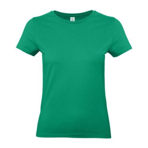 Póló, női, XL méret, fűzöld, 2 oldalon fotóval