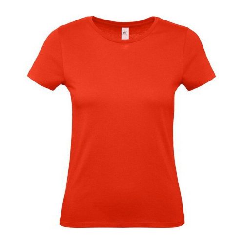 Póló, női, XL méret, piros, 1 oldalon képpel, másik oldalon felirattal