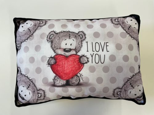 Négyzet Párna I Love You