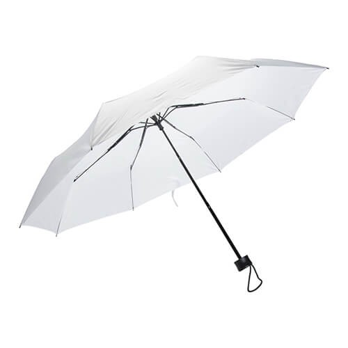 Esernyő, 4 különböző egyedi fotóval vagy logóval, 100 cm átmérőjű, fehér, összecsukható