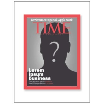   Újság címlap, 30 cm x 40 cm, egyedi fotóval, felirattal, 