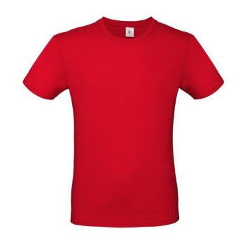   Póló, unisex, piros, egyedi fotóval, felirattal vagy logóval, 1 vagy 2 oldalon dekorálva