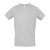 Póló, unisex, L méret, világos szürke, 2 oldalon felirattal